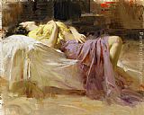 Pino Famous Paintings - Afternoon Repose